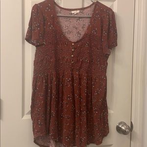 Maurices Babydoll Top